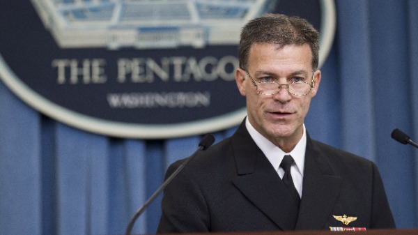 美军太平洋舰队司令约翰·阿奎利诺（John Aquilino）（图片来源：SAUL LOEB/AFP/Getty Images）