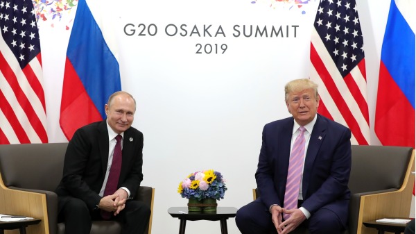2019年6月28日，川普總統與俄羅斯總統普京在G20峰會期間進行會談。