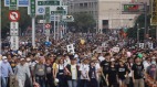 罷韓挺韓遊行高雄和平結束藍綠陣營稱讚台灣民主(組圖)