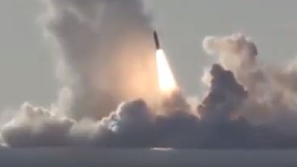 巨浪3（JL-3）潜射洲际弹道导弹（图片来源：视频截图）