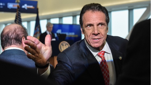 纽约州州长库莫（图片来源：Stephanie Keith/Getty Images）