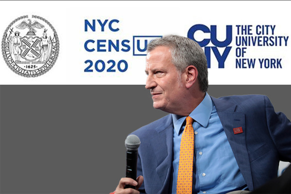 白思豪市長偕人口普查局公布紐約市2020年「完整計數」活動