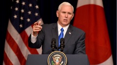 美副總統彭斯身邊工作人員中共病毒檢測呈陽性(圖)
