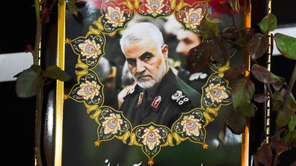伊朗要逮捕川普总统等36名美国官员，因为他们策划暗杀伊朗将领苏雷曼尼。（图片来源：BANARAS KHAN/AFP/ Getty Images）