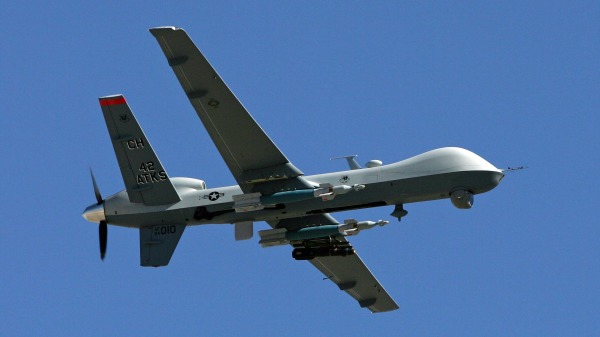 國防戰略與資源所駐研學官周越認為，未來美軍的無人機反潛作戰運用的動向、發展值得密切注意。圖為MQ-9 無人機。