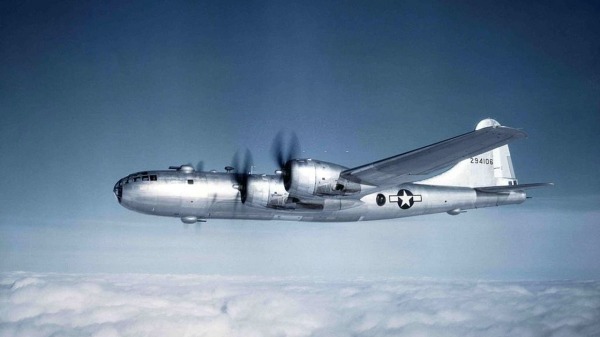 美国B29战略轰炸机。
