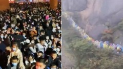 经济强劲复苏“十一”连假各地塞爆画面超吓人(图)