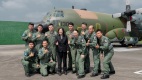 屏东视导空军六联队蔡英文：以精实表现破不实言论(组图)