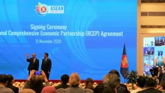 RCEP对中国效益低难消美中贸易战伤害(图)