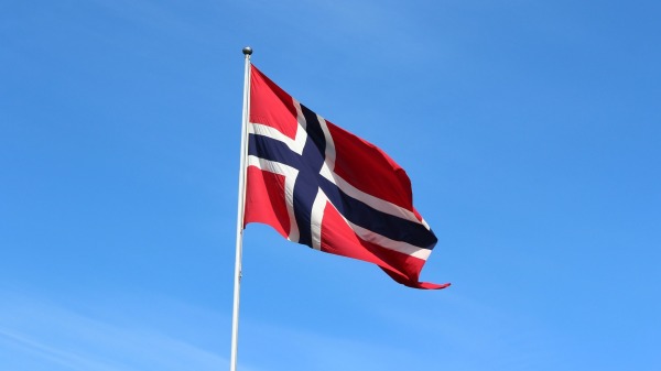 图为挪威国旗