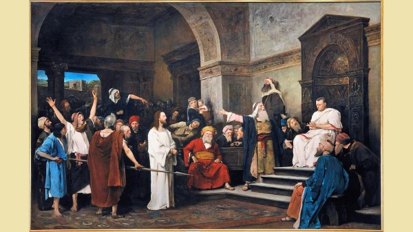 Munkácsy Mihály《彼拉多审基督》,1881年
