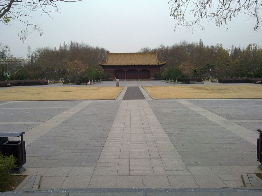南京明故宮奉天殿遺址。