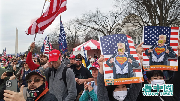 1212美國首都華盛頓DC集會及大游行。（圖片來源：看中國）
