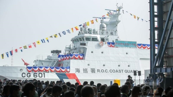 國防部報告內容稱，今年預劃執行潛艦原型艦「安放龍骨」等作業。圖為安平級巡防艦首艘「安平艦」。
