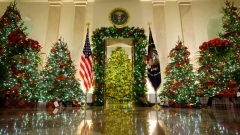 2020白宮聖誕裝飾梅拉尼婭妝點美麗的美國(視頻)