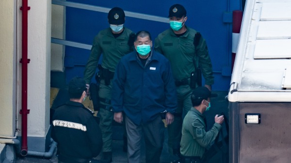 壹傳媒創辦人黎智英在獄中再次被捕。資料圖片。（圖片來源：Anthony Kwan/Getty Images）