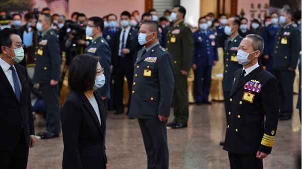 2021年上半年中华民国将官晋任仪式今天举行，因应疫情威胁，首次共有5名军医上校同时晋任少将。