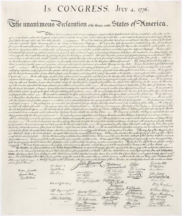 美國獨立宣言