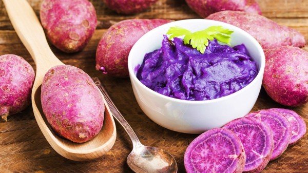 紫薯里具有的原花青素，有一定的抗氧化性。