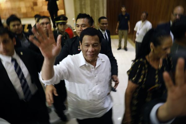 菲律宾总统杜特尔特（图片来源：MENAHEM KAHANA/AFP via Getty Images）