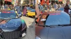 超級跑車唐人街遊行挺武漢還是其他