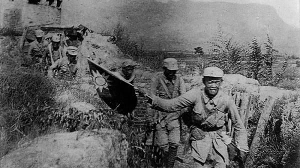 中共刊出的所谓百团大战照片。