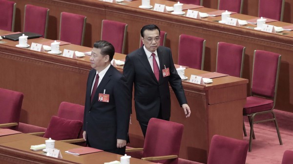 香港一項民調顯示總理李克強評分比國家主席習近平高。資料圖片。（Andrea Verdelli/Getty Images）