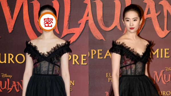 中國女星劉亦菲，近日出席《花木蘭》在英國的首映會，多張「無修正照」曝光，她優雅打扮成為全場焦點，但一開口竟讓人看傻