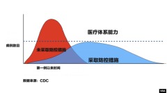 美国抗疫战略：拉低增长曲线赢得更多时间(图)