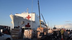 世界最大海上医院航向洛杉矶千张病床助抗疫(图)