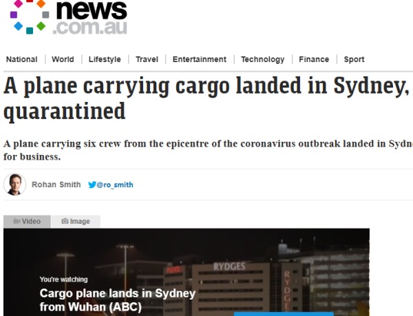 解封第一天武漢運澳洲90噸防疫物資被澳洲人罵翻