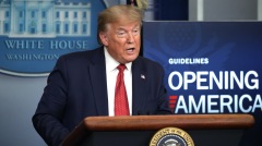 美国若爆发第二波疫情川普：我不会再封锁全国(图)