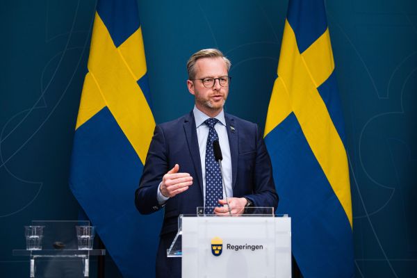 瑞典内政部长米凯尔·丹伯格（Mikael Damberg）（图片来源：Jonathan NACKSTRAND / AFP）