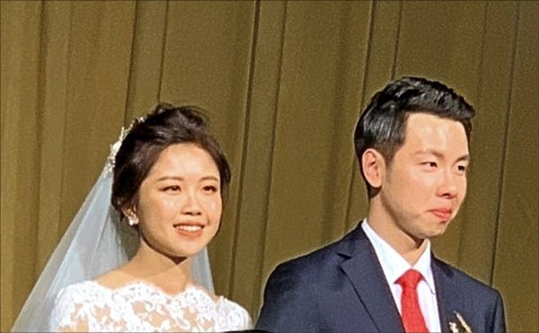 赖清德的大儿子赖廷与、媳妇陈筱依于2018年12月底结婚。