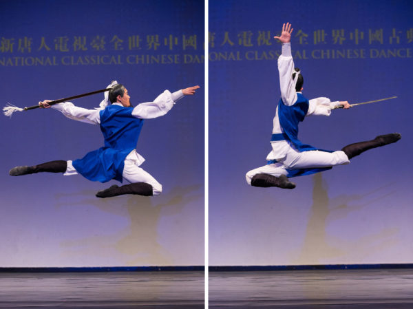 2018年第8届“全世界中国古典舞大赛”上，巫琨璟演绎诗仙李白。