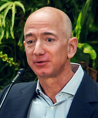 2018年的杰夫·贝索斯（ Jeff Bezos）。