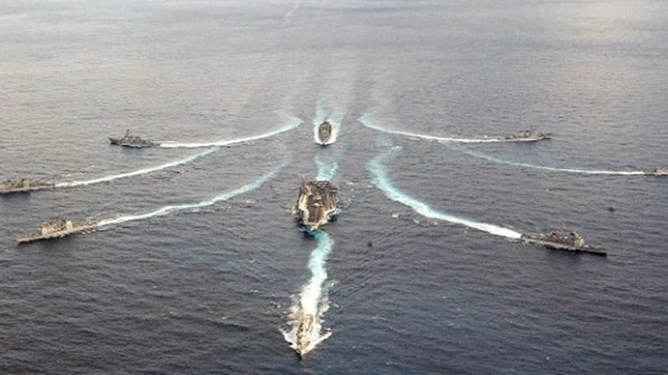 東海、台海與南海美軍全線遏制中共戰略