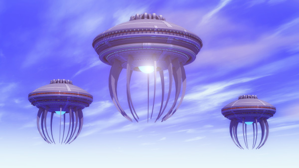 近年来，UFO频频在世界各地出现，其形状大小各异。（图片来源：Adobe Stock）