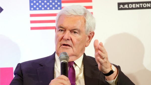 美国前众议院议长金里奇（Newt Gingrich）（图片来源：Slaven Vlasic/Getty Images for SiriusXM）