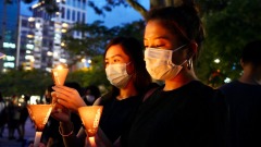 六四蜡烛为反抗暴政而点燃(组图)
