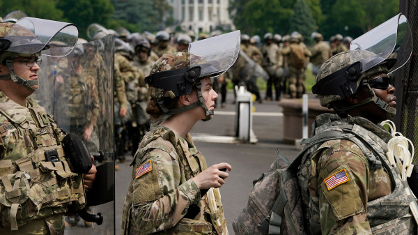川普 骚乱 华盛顿特区 国民警卫队 抗议 Covid-19