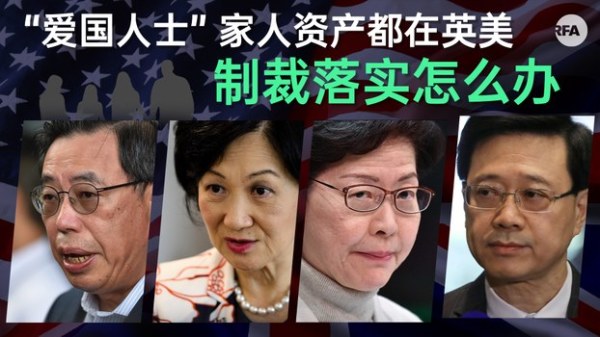 香港「愛國人士」家人資產都在英國若制裁無一倖免