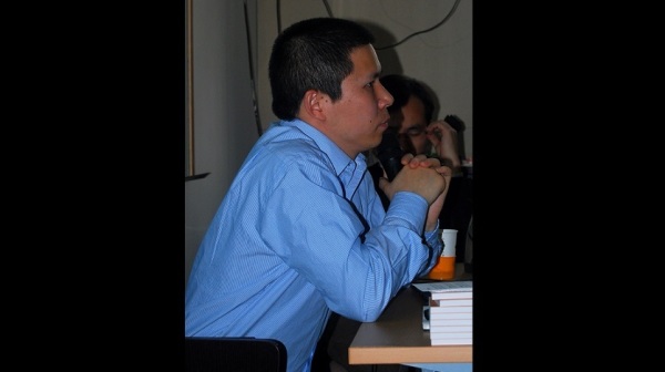 許志永在北京的一個講座上。