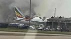 上海機場突傳起火飛機機身慘遭燒穿(視頻)