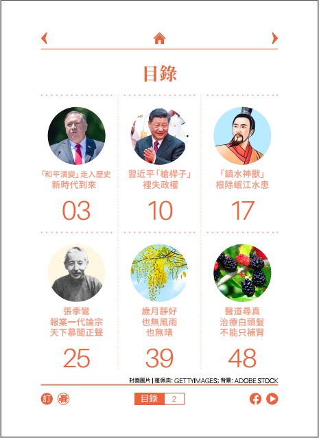 看中国半月刊2020年7月30日期目录