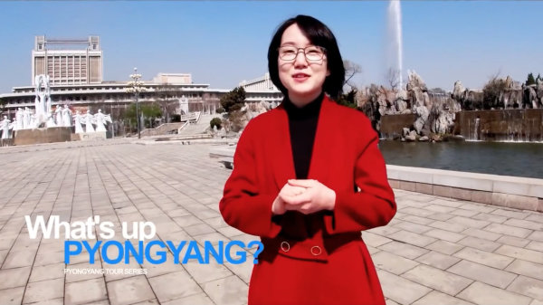 名叫Un A的朝鲜女子在YouTube上宣传朝鲜平壤的生活。