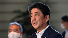 安倍警惕中共暖心中国人粉红狂欢为人不齿(图)