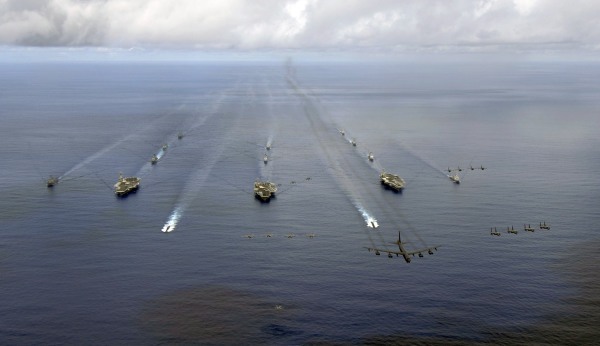 美国海军环太平洋演习中