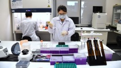 确诊数增21例食药署核准制高端疫苗(图)