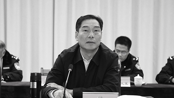 現任陝西副省長、公安廳長胡明朗